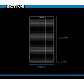 Ective SSP 150 Flex Black flexibles Schindel Monokristallin Solarmodul 150W