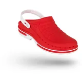 WOCK Clog mit Fersenriemen und Steri-Tech Einlage, Damen und Mann Clogs, Sterilisierbarund mit Zitronenaroma - Hergestellt in Portugal - 36/37 EU