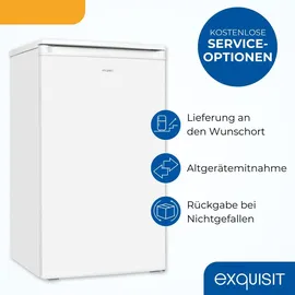 Exquisit KS5117-3-040E Kühlschrank (81 l, 850 mm hoch, Weiß)
