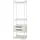 [en.casa] Standgarderobe Jässaatka 200 x 61 x 40 cm Grau