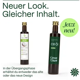 greatvita MCT C8 Öl auf Kokosölbasis 500 ml