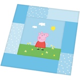 Herding Krabbeldecke Peppa Pig, Polyester, Mehrfarbig, 115 x 115 cm