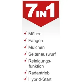 SCHEPPACH MS173-51E 7-in-1 inkl. 1 x 2,0 Ah Akku + Ladegerät 2,4 A + 2. Messer + Motoröl