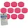 Magnetoplan Ergo-Magnete, medium, pink, Pack a 10 Stück