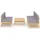 vidaXL Garten-Lounge-Set 6-tlg. grau