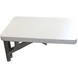 Wandklapptisch Klapptisch zur Wandmontage Massivholz Drop-Leaf Tisch Für Kleine Räume, Platzsparend(Size:30X50cm/11.8X19.6in,Color:White)