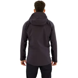 Klättermusen Asynja Regenjacke Herren Schwarz/Grau L