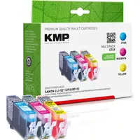 KMP C74V kompatibel zu Canon CLI-521 CMY
