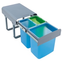 PYRAMIS Einbau-Abfallsammler Color 3-fach 32l