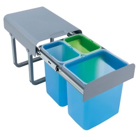 PYRAMIS Einbau-Abfallsammler Color 3-fach 32l
