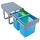PYRAMIS Einbau-Abfallsammler Color 3-fach 32l
