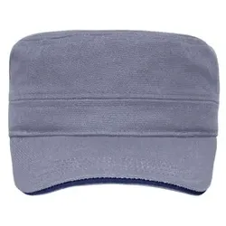 Sandwich Cap Military MB6555, dunkelgrau/navy-blau, Einheitsgröße - dunkelgrau