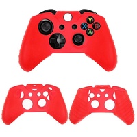 Fashion Game Controller Silicon Gel Hülle Deckung Haut für Microsoft Xbox One-Rot