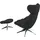 flexlux Relaxsessel FLEXLUX Polyester 90 x 107 x 89 cm grau mit Kopfteil
