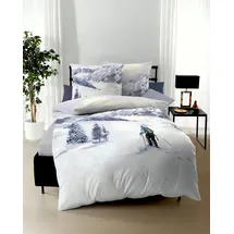 KAEPPEL Winter Wanderer Lila 155 x 220 cm + 2 x 80 x 80 cm