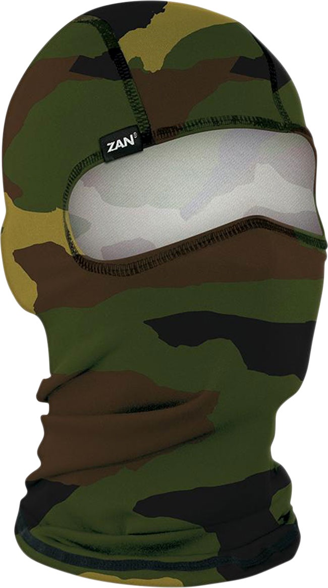 Zan Headgear Camo, cagoule en polyester - Vert Foncé/Marron/Beige - Taille unique