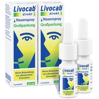 Livocab direkt Nasenspray Doppelpack 2X10 ml