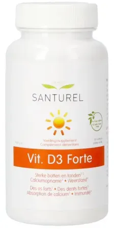 Santurel Vitamin D3 Forte 120 Kapseln