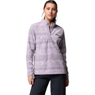 Columbia Benton Springs Fleece Sweatshirt Shale Purple Deschutes Days XS