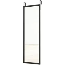 Costway Wandspiegel 107 x 37 cm Schwarz