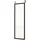 Costway Wandspiegel 107 x 37 cm Schwarz