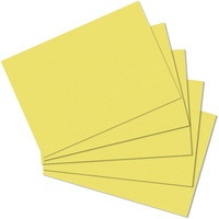 Herlitz Karteikarte Gelb 100 Stück(e)