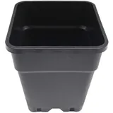 easy act gmbh Topf viereckig 24 x 24 x 28,3 cm Schwarz