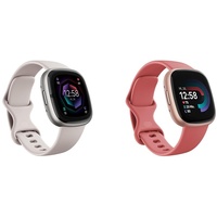 Fitbit Sense 2 by Google – Smartwatch Damen/Herren & Versa 4 by Google – Smartwatch Damen/Herren