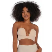 MAGIC Bodyfashion Klebe-BH »Luve Bra«, Tiefer U-Ausschnitt beige