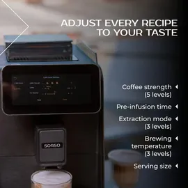 sorso Terra T2 Kaffeevollautomat Schwarz