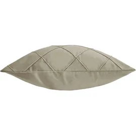 LeGer Home by Lena Gercke Kissenbezug Samt Ladina 50 x 50 cm Beige