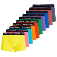 JACK & JONES Boxershorts JACDAVID SOLID TRUNKS 10 PACK (Packung, 10-St) blau M