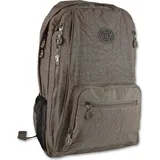 Jennifer Jones Leather Rucksack Sporttasche stone braun