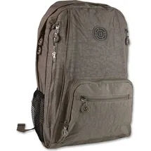 Jennifer Jones Leather Rucksack Sporttasche stone braun