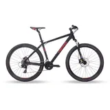 Head Troy II«, Mountainbike schwarz matt/rot, 41 cm