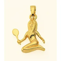 Kettenanhänger ADELIA ́S "Damen & Herren 585 Gold Sternzeichen Anhänger Jungfrau", gold, Schmuckanhänger, Damen, Gelbgold 585 Gold, Gelbgold 585, Gold, Kettenanhänger, Goldschmuck für Damen & Herren