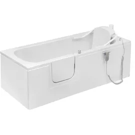 hak Handelsagentur Koch Badewanne mit Tür/Seniorenbadewanne 169,5x70cm Ausführung Links
