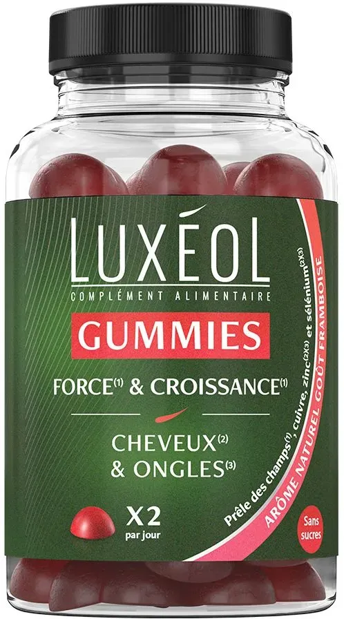 LUXÉOL Gummies Force & Croissance 60 pc(s) Gummies
