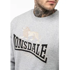 Lonsdale Rundhalspullover grau XL