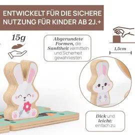 Chicco My Wood Friendy Der Hasenhügel bunt
