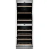 CASO Weinkühlschrank 775 WineChef Pro 126, G (A-G), schwarz (edelstahl, schwarz), B:59,5cm H:163cm T:74cm, Weinkühlschränke