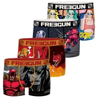 Freegun Comic Herren Boxershorts 4er Pack in M Motivmix 3