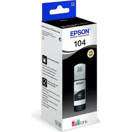 Epson 104 Tintenflasche schwarz