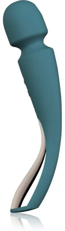 Lelo Smart Wand 2 Medium Massagekopf und Vibrator Ocean Blue 22 cm