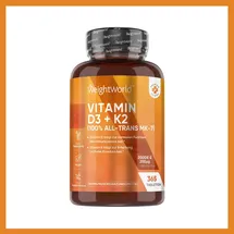WeightWorld Vitamin D3 K2 Kapseln 365 St.