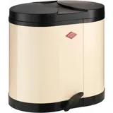 Wesco Beta Mülleimer 2 x 15 l beige