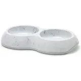 Savic Futternapf Delice Double Marble - 2 x 200 ml, Ø 10,5 cm