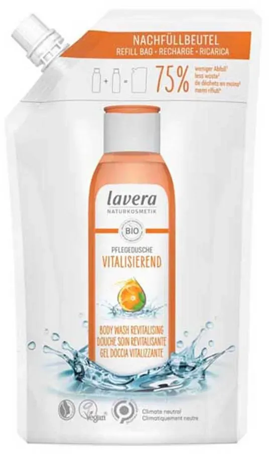 lavera Duschgel Pflegedusche - Vitalisierend Orange & Minze NFB 500ml