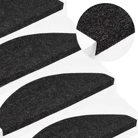 vidaXL Stufenmatte 65 x 22,5 cm Anthrazit