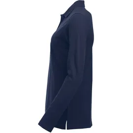 Clique Classic Marion langarm Poloshirt Damen 580 dunkelblau L